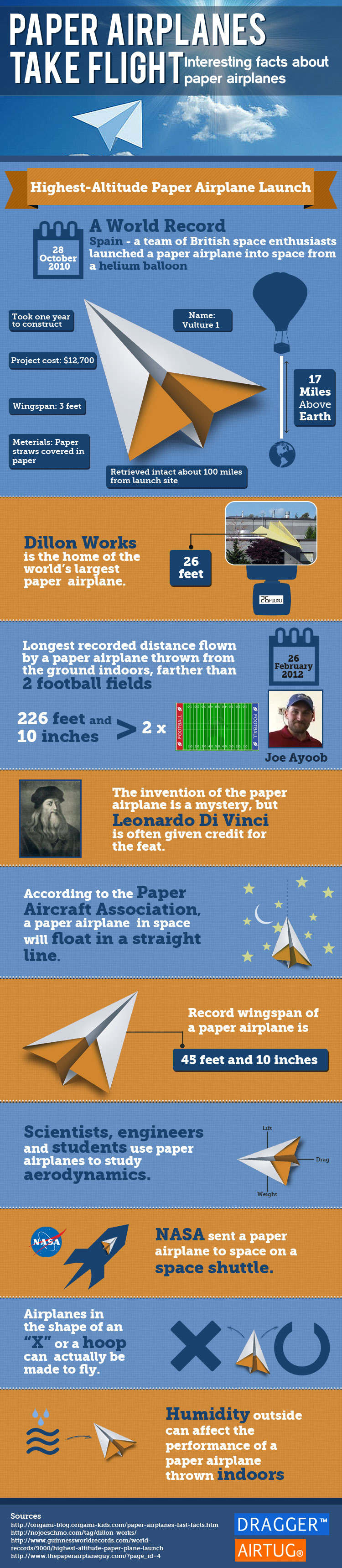 Paper Airplanes Take Flight - Infographic | AIRTUG