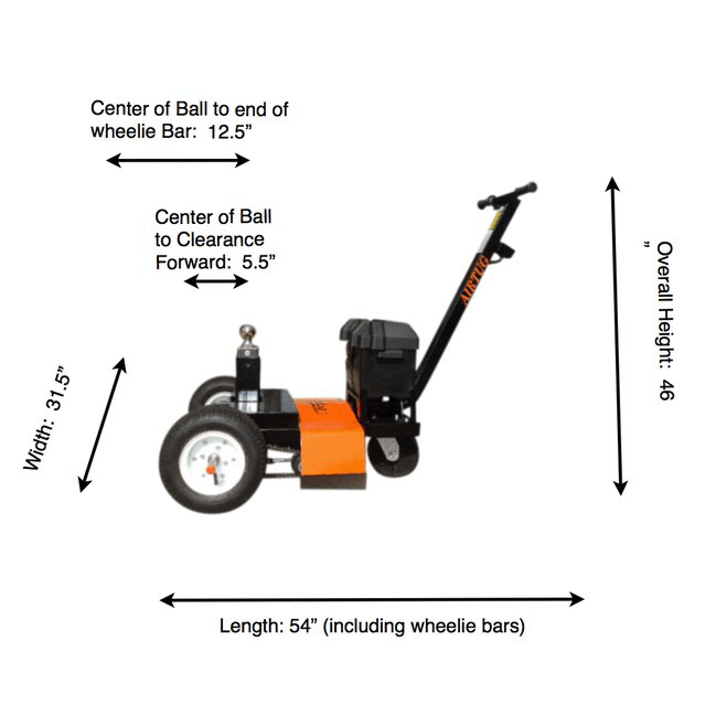 trailer tug standard dimensions