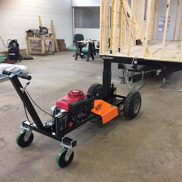 5th wheel trailer tug in warehouse